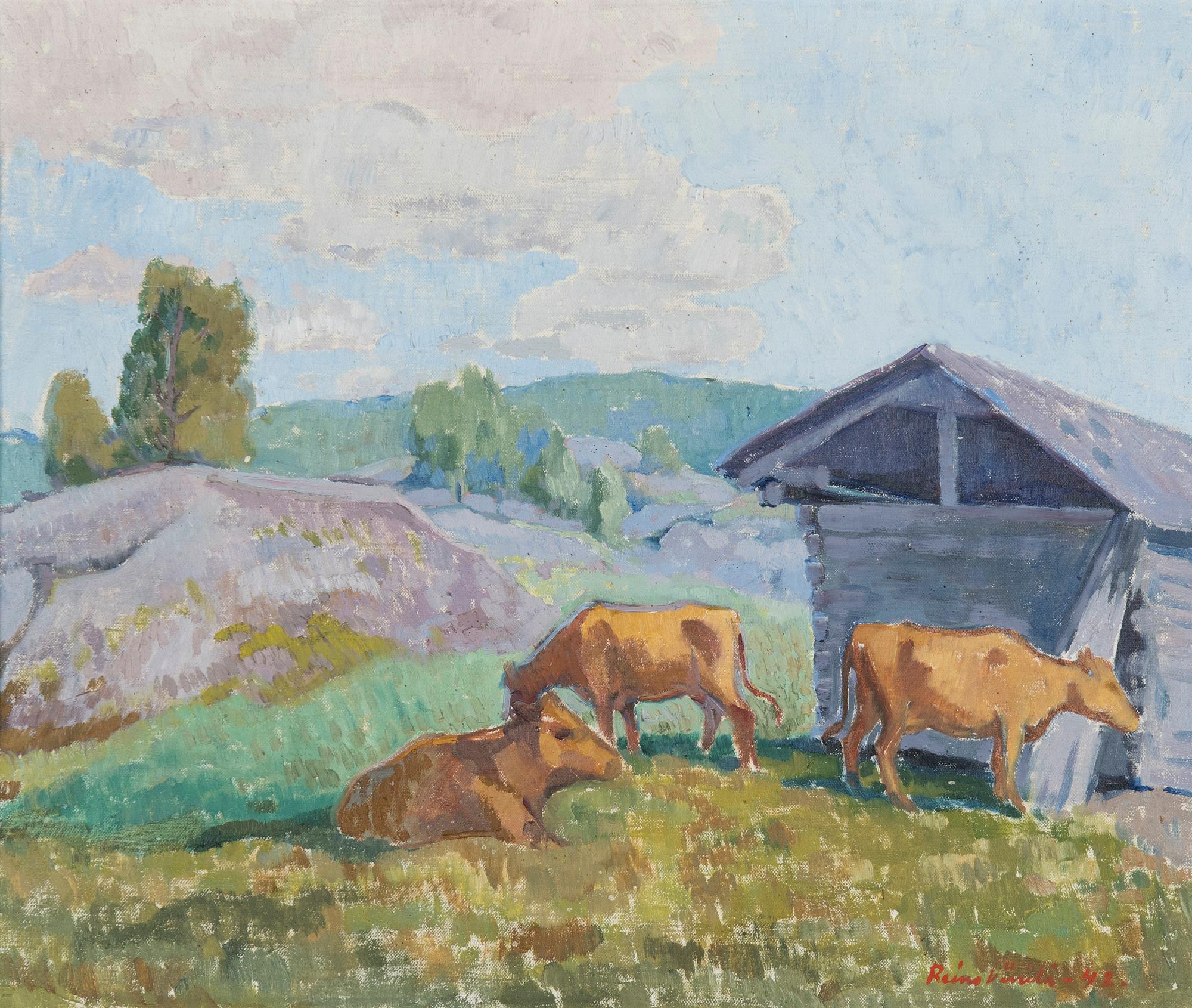 Reino Viirilä, Kor på bete.