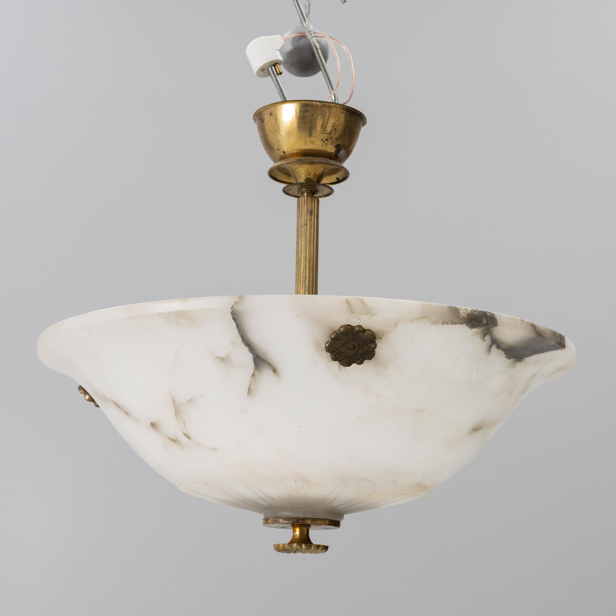 Ceiling lamp, first half of the 20th century.