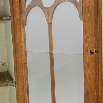 Empire, A Swedish Birch Book Cabinet, late Empire, 19th century.