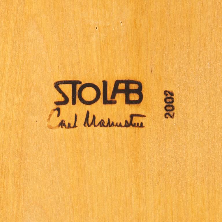 Carl Malmsten, Karmstolar, ett par, "Lilla Åland", Stolab 2002.