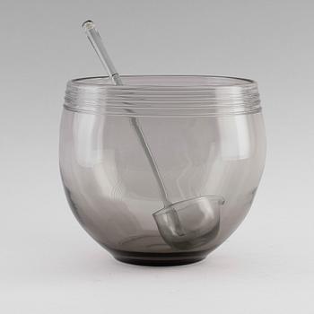 BÅLSKÅL SAMT SLEV, glas, Hovmantorp, 1900-talets andra hälft.