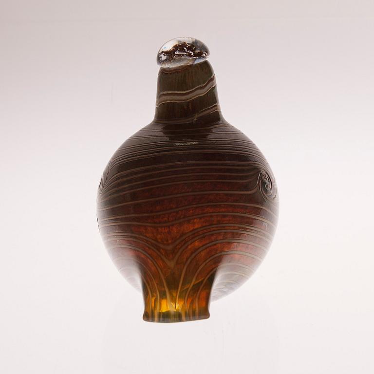 FIGURIN, glas, signerad O. Toikka, Nuutajärvi.