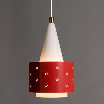 PAAVO TYNELL, a mid-20th century 'K2-10' pendant light for Idman.