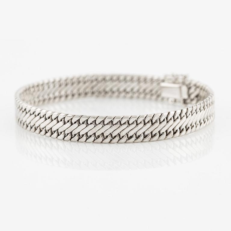 Bracelet 18K white gold.
