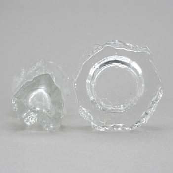 VAS och LJUSLYKTA, glas, Tapio Wirkkala, Iittala.