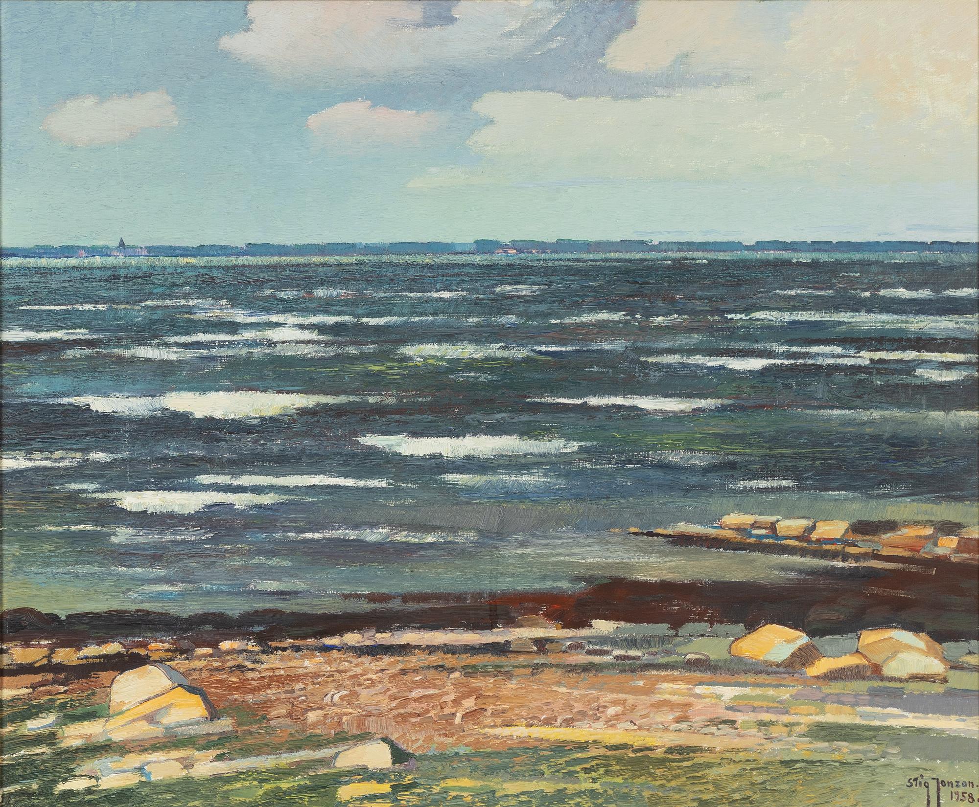 Stig Jonzon, "Blåsväder, Kalmarsund".