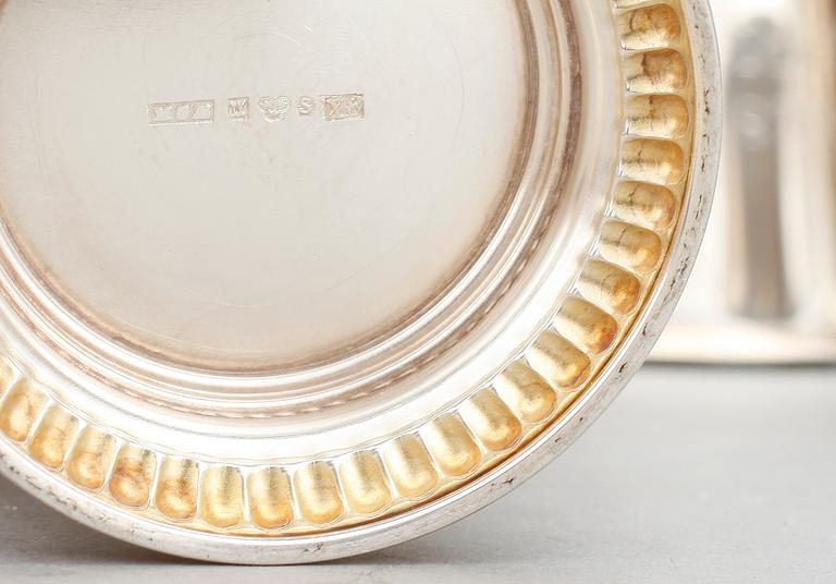 BÄGARE, 19 delar, bla GAB, Stockholm, 1900-tal.  Tot vikt ca 1133 gram.