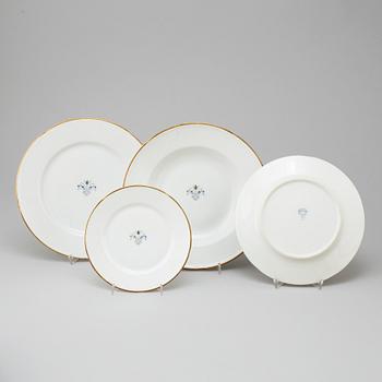 LOUISE ADELBORG, servis, 58 delar, "Swedish grace". Rörstrand, 1940-tal.
