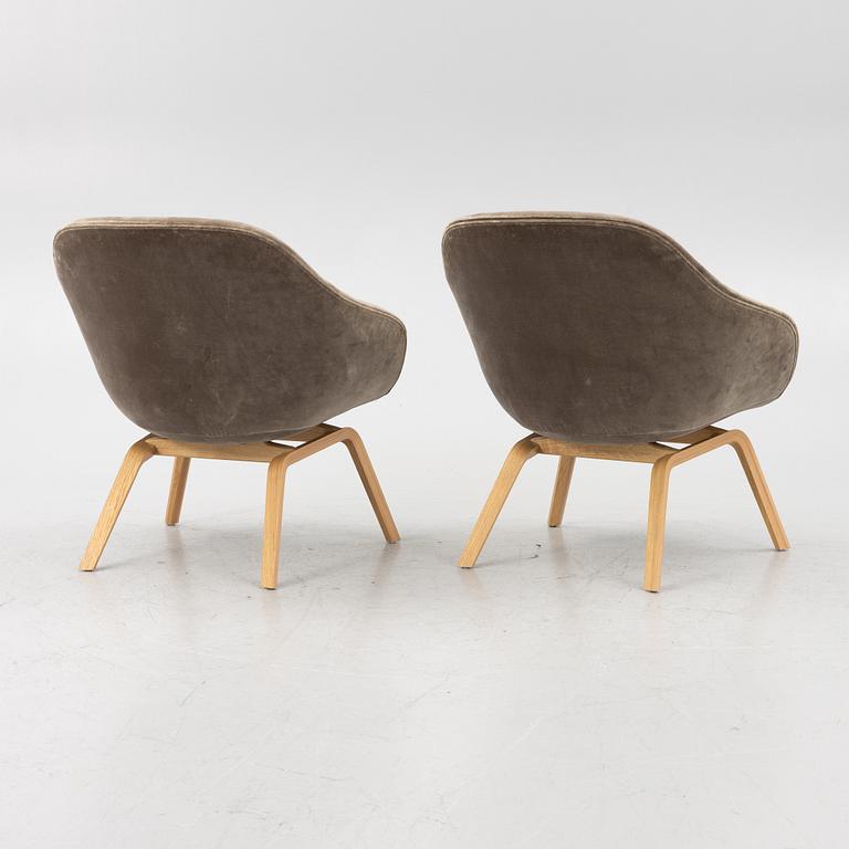 Hee Welling, fåtöljer, ett par, "About a lounge", HAY, 2000-tal.