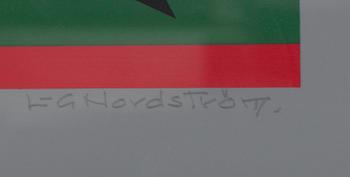 LARS GUNNAR NORDSTRÖM, serigrafi, sign. och numr. 39/90.