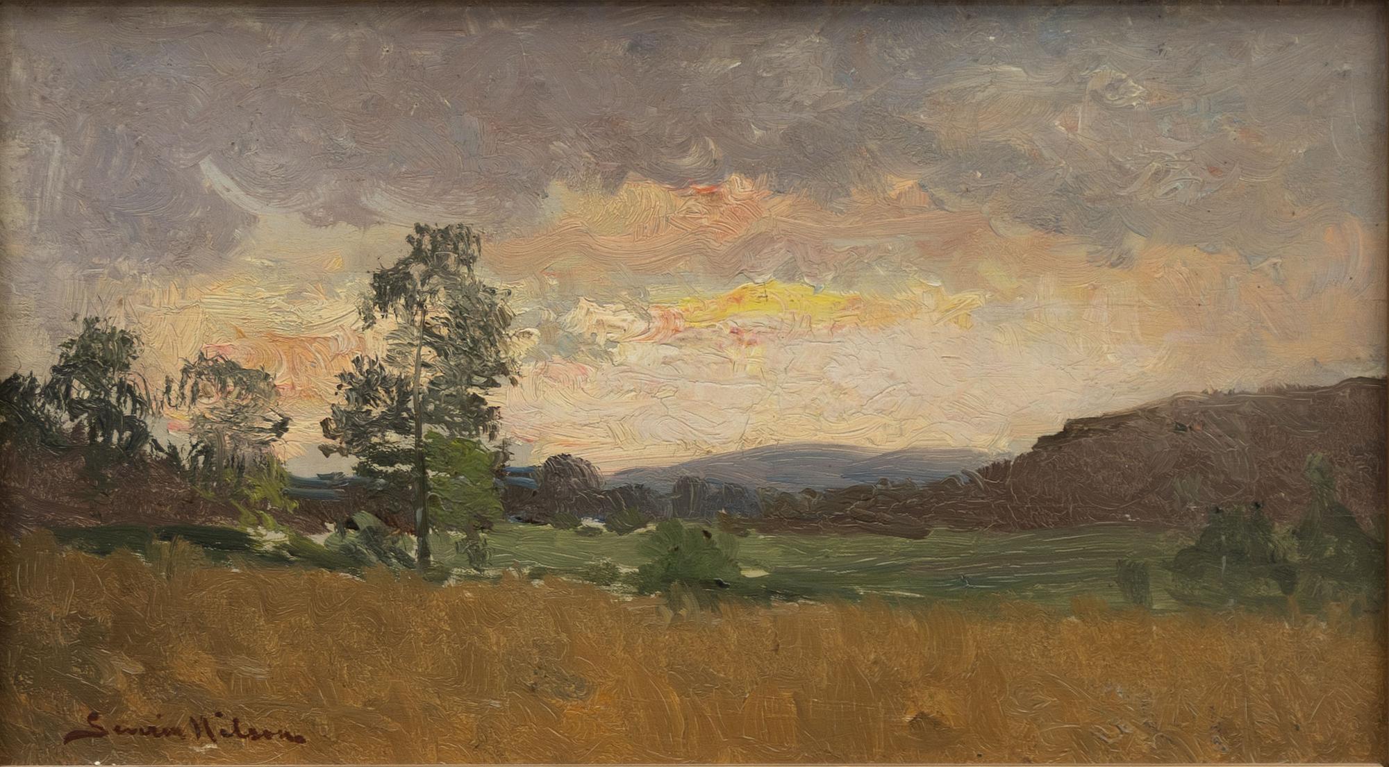 Severin Nilson, Twilight Landscape.