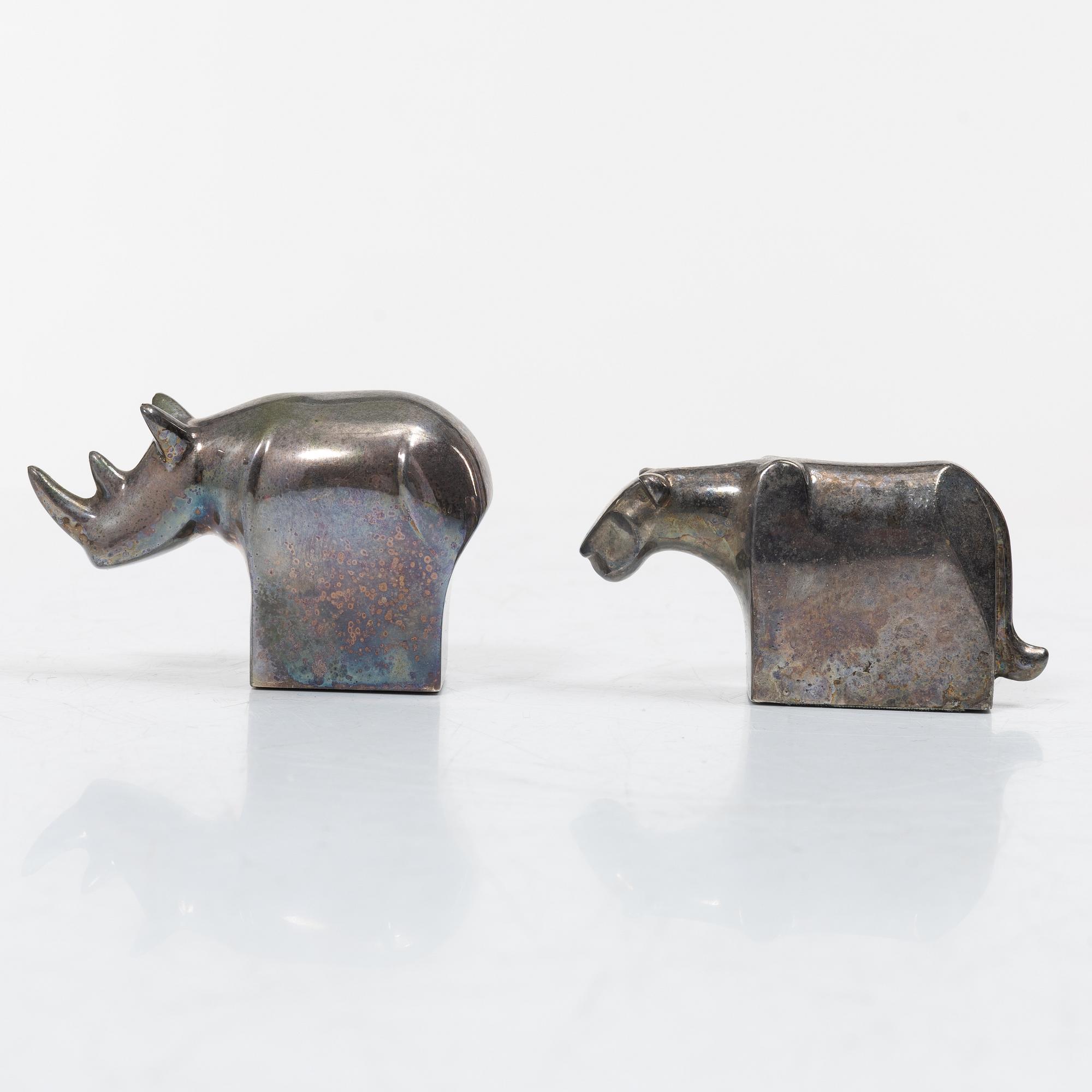 Gunnar Cyrén, five figurines, Dansk Designs, Japan.