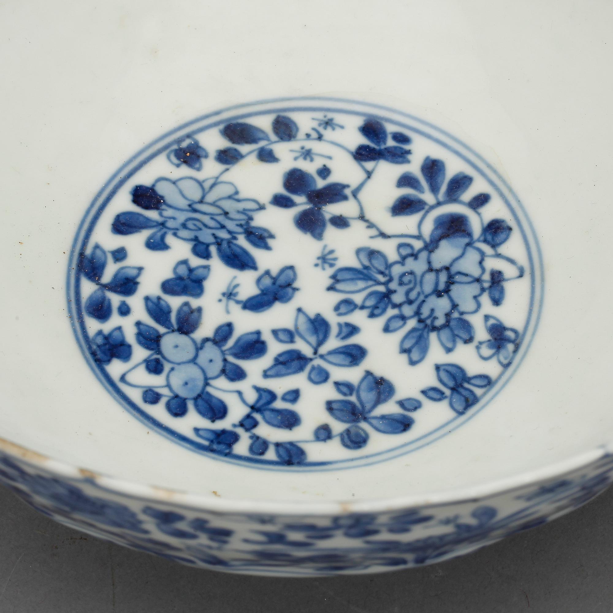 SKÅL, porslin, Qingdynastin Kangxi (1662-1722).