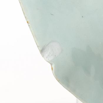 Stekfat, kompaniporslin, Kina, Qing dynastin, Qianlong 1736-95.