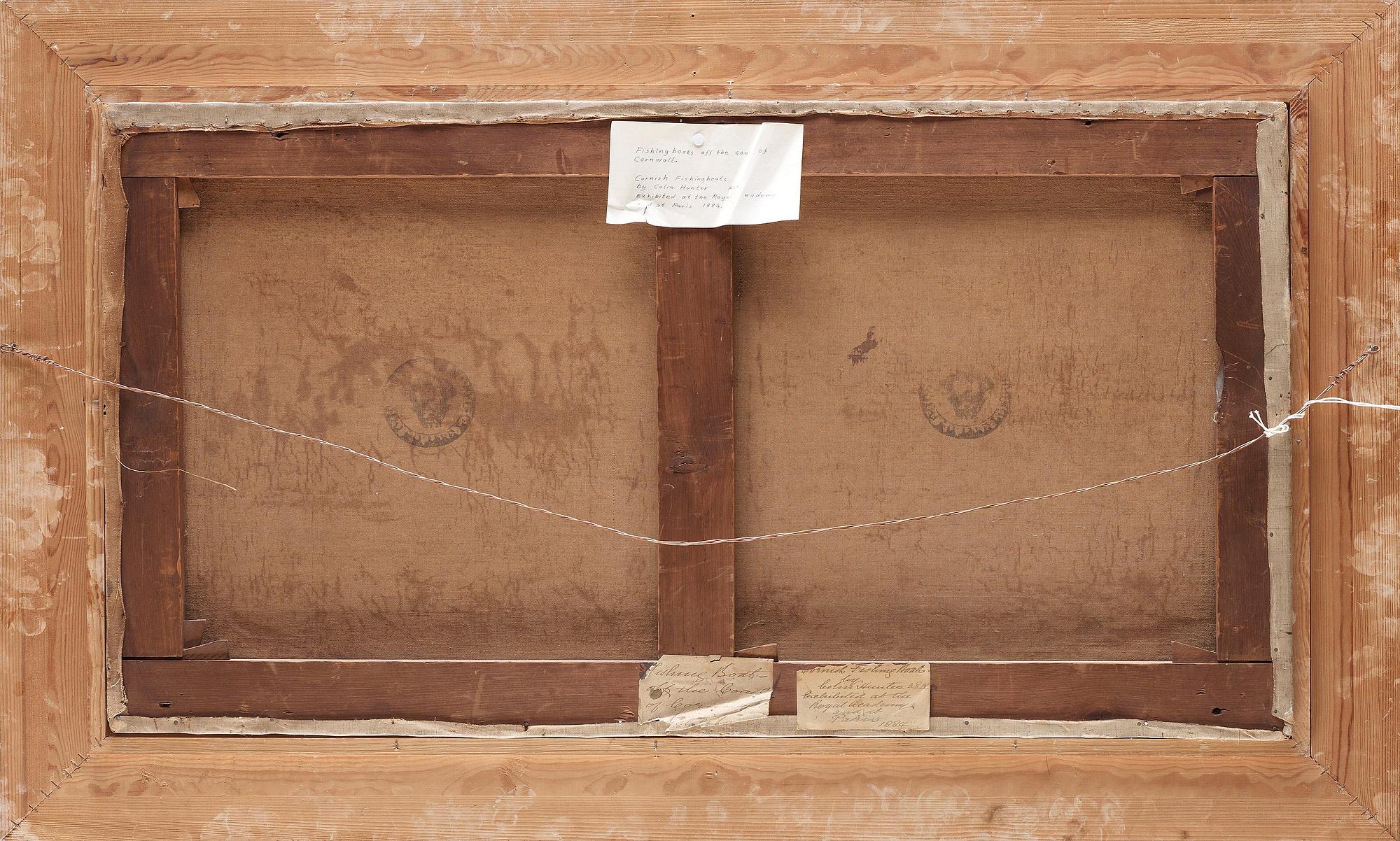 Colin Hunter, COLIN HUNTER. Oil on canvas. Sign Colin Hunter and dated -83.