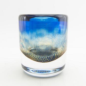 Sven Palmqvist, two vases, 'Kraka', Orrefors, late 20th century.