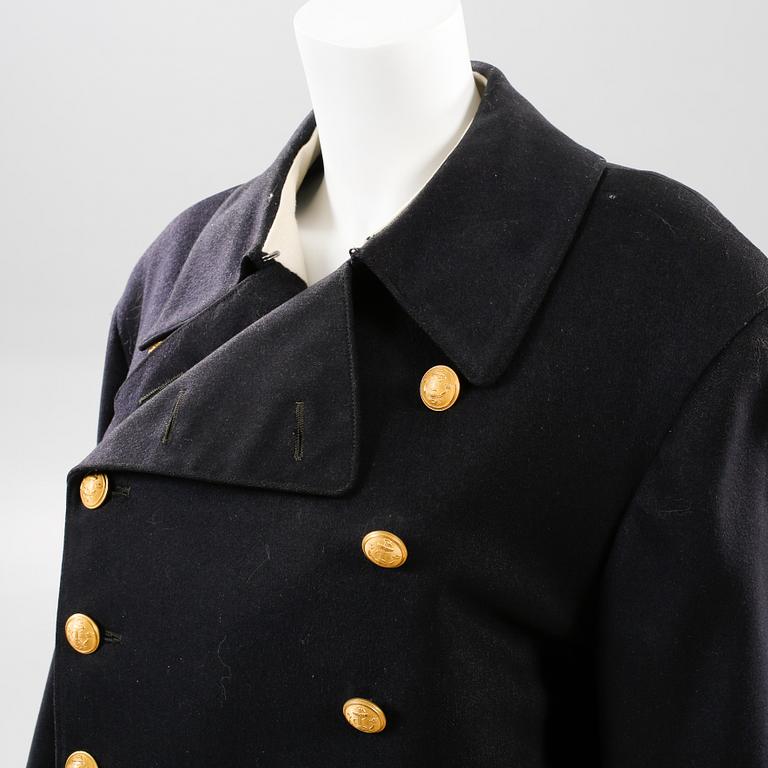 A coat from the Swedish royal navy, the 1950s.