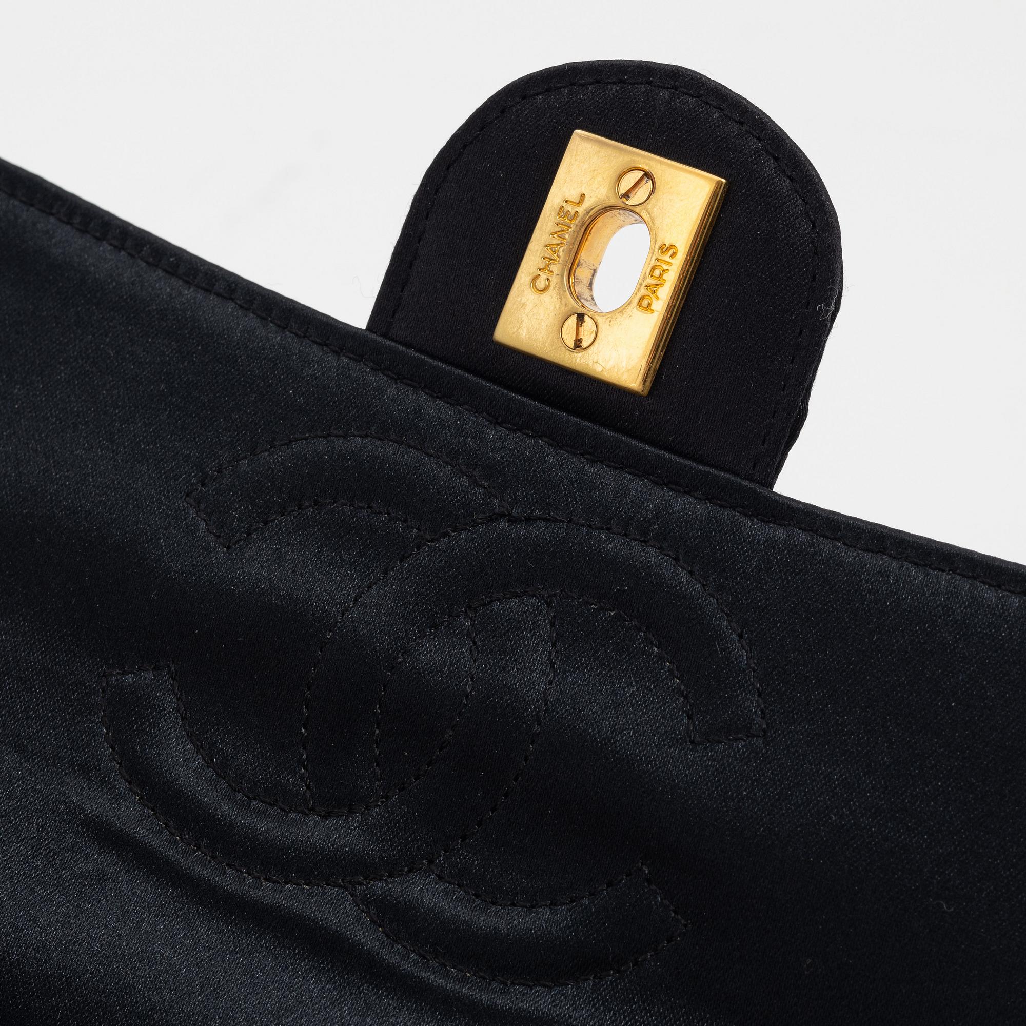Chanel, satinväska, 1989-1991.