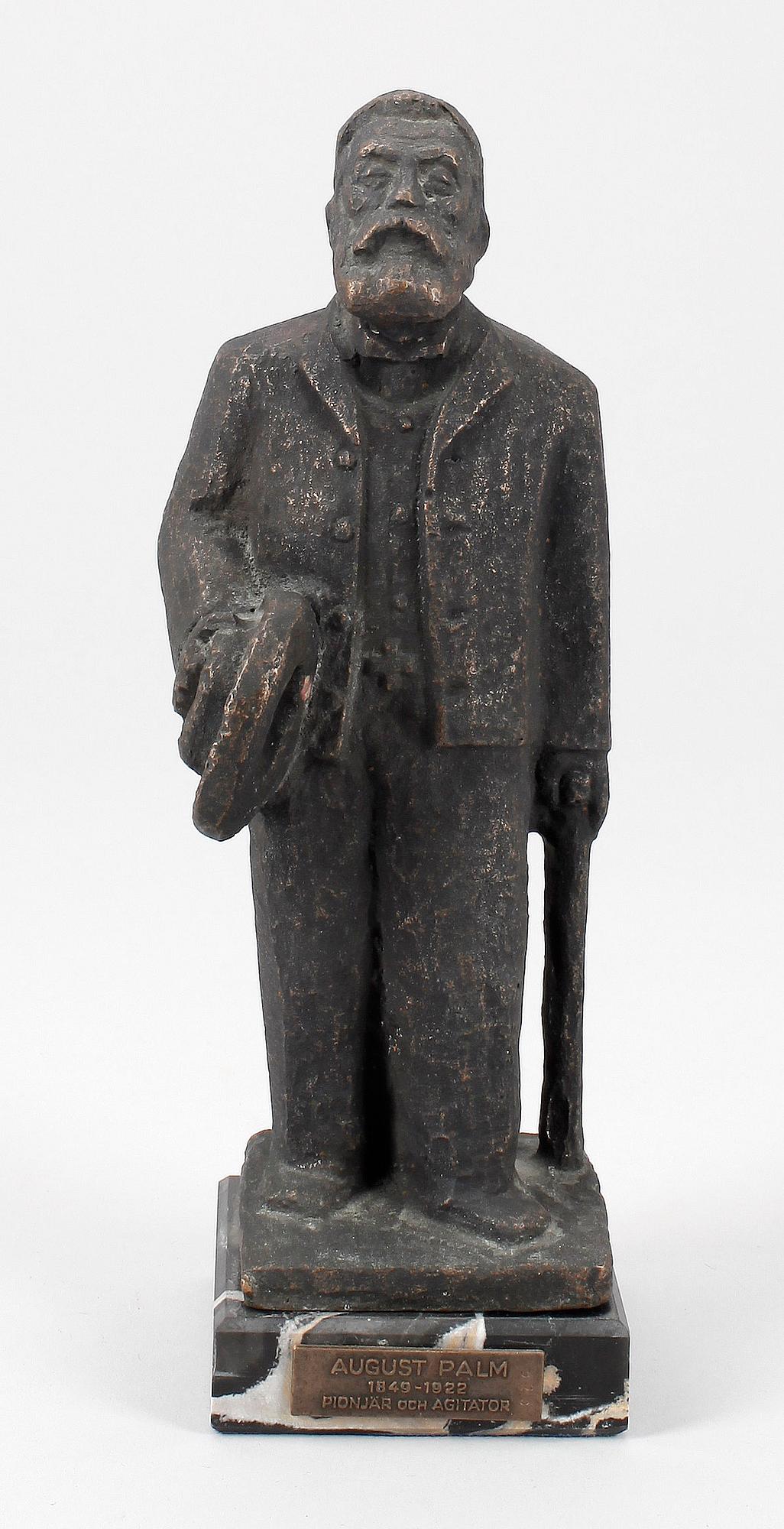 TURE JOHANSSON, skulptur, brons. Sign.