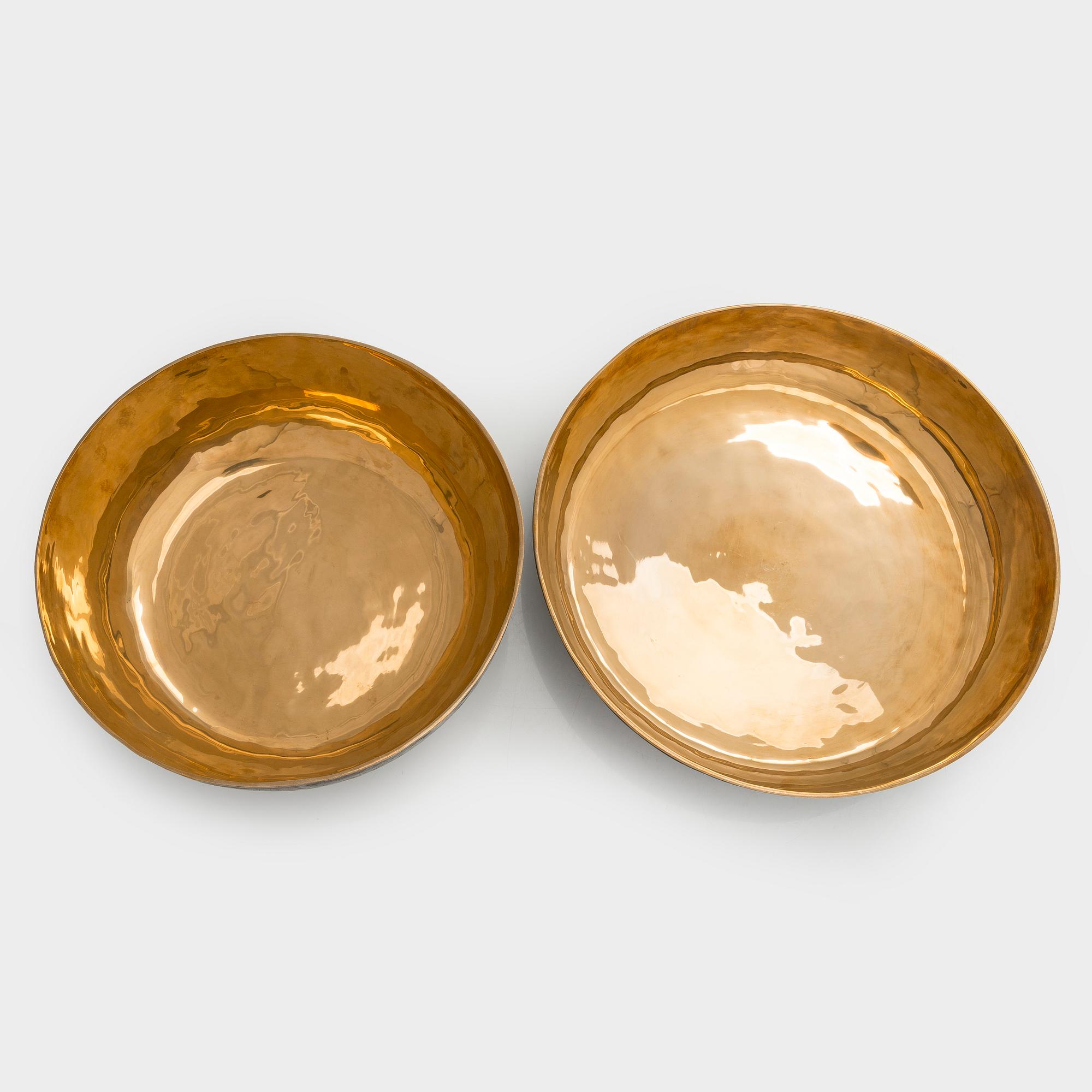 Skålar, 2 st, 1900-talets senare hälft.