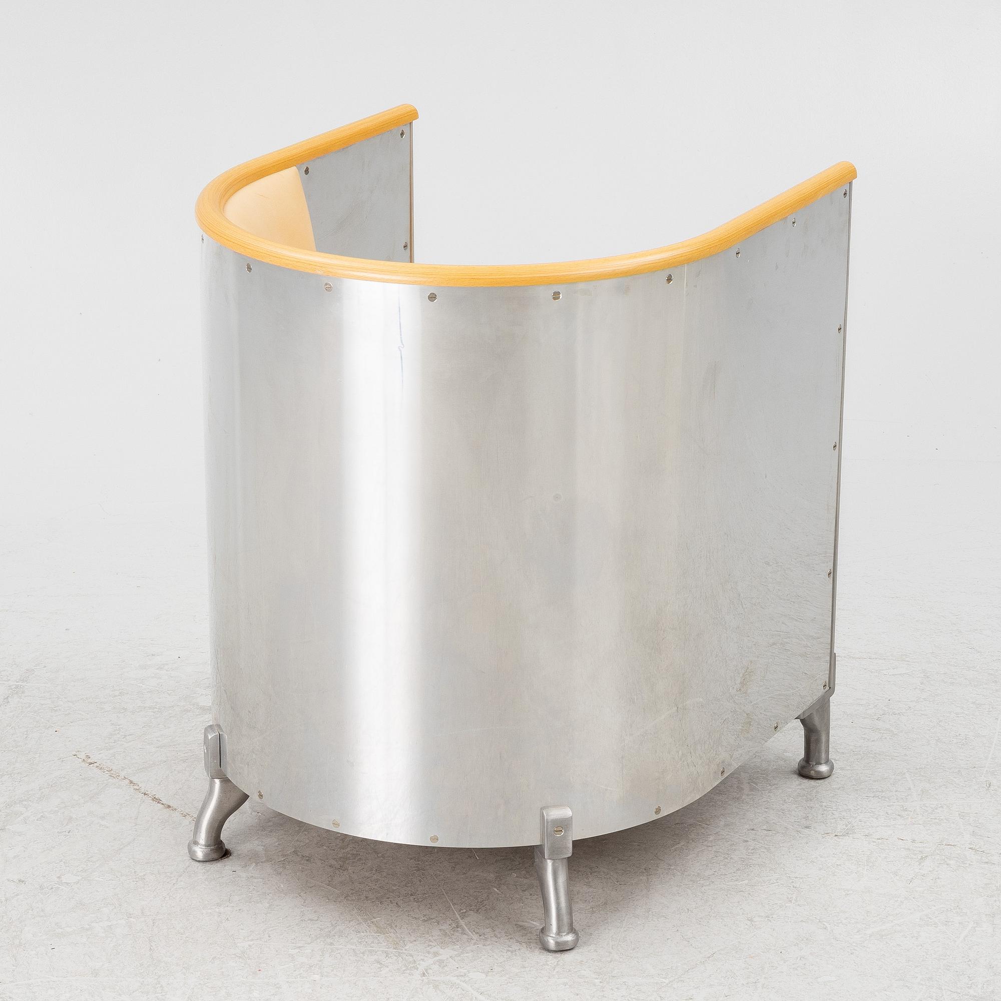 Mats Theselius, armchair 'Aluminium', Källemo.