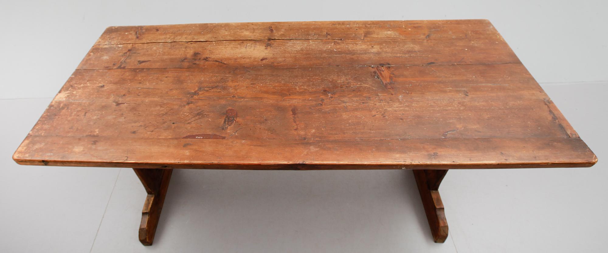 BOCKBORD, allmoge,  sekelskiftet 1800.