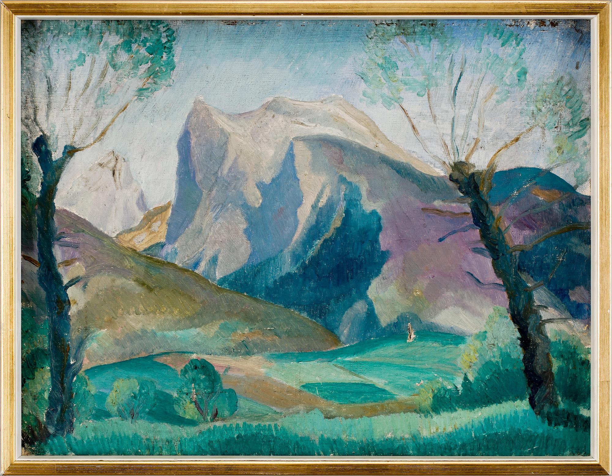 KNUT LUNDSTRÖM, olja på duk. Sign o dat 1929 a tergo.