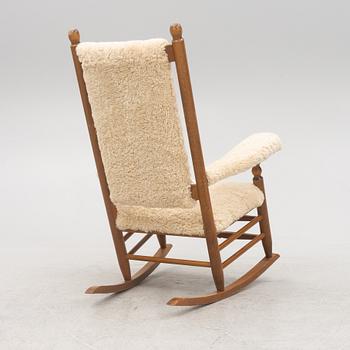 Rocking chair, Nesto, second half of the 20th century, so-called Kennedy rocking chair.