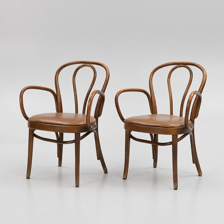 A set of six chairs, second half of the 20th Century.