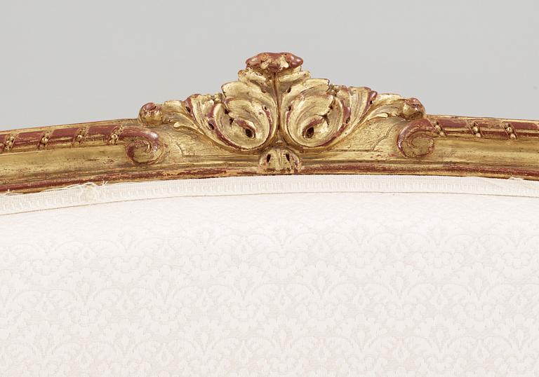 FÅTÖLJ, Louis XVI-stil. 1900-tal.