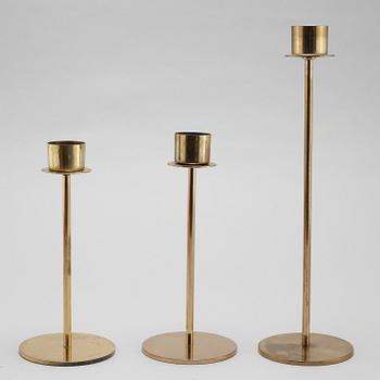 Three candle lanterns, designed by Hans-Agne Jakobsson for AB Hans-Agne Jakobsson, 1960/70s.