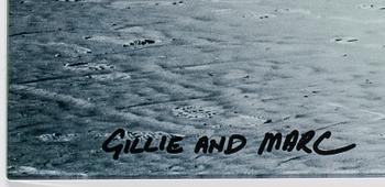 Gillie & Marc Schattner, Gille & Marc Schattner, photo mounted on acrylic glass, printed signature.