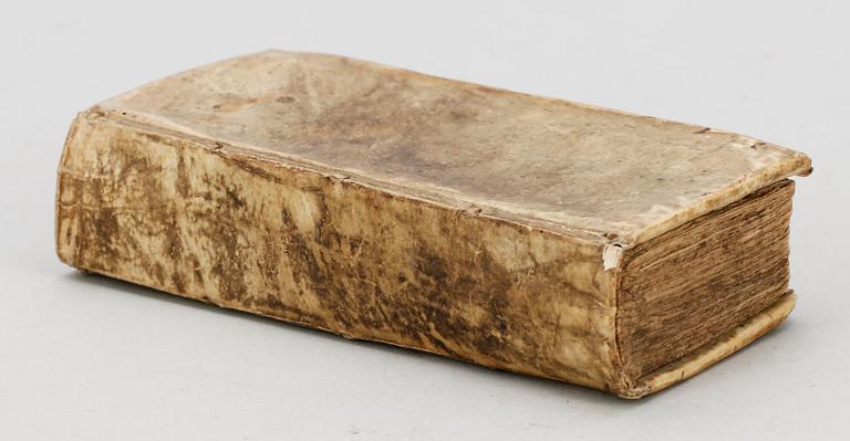 BOK, En Nyttigh Läkiare Bok emot The Siukdomar som hästar..." Martin Böhme, Stockholm 1692.