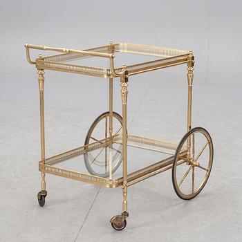 SERVERINGSVAGN, mässing. 1900-talets andra hälft.