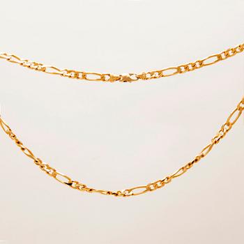 Halsband 18K guld Arezzo Italien.