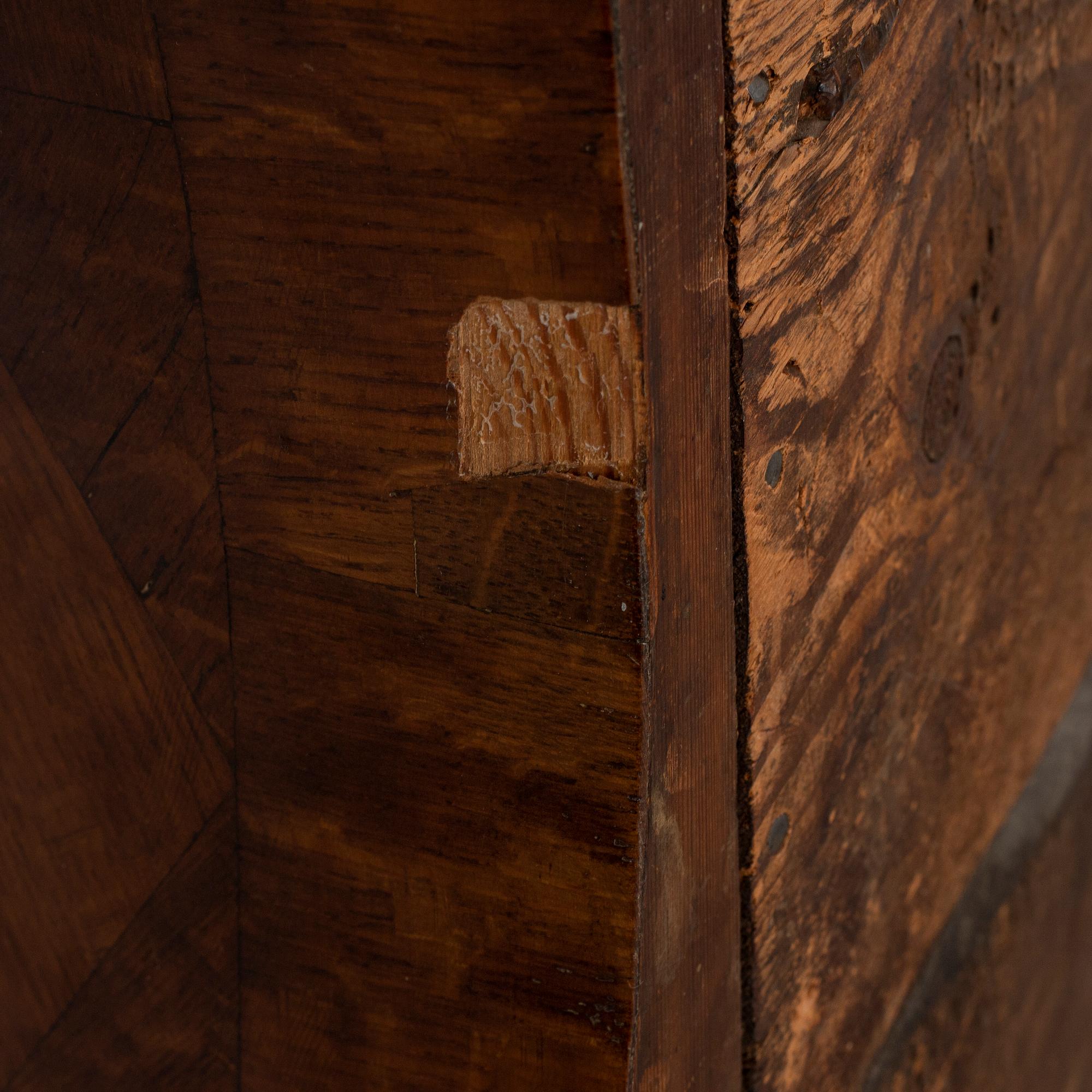 a mid 1700's rococo chest of drawers.