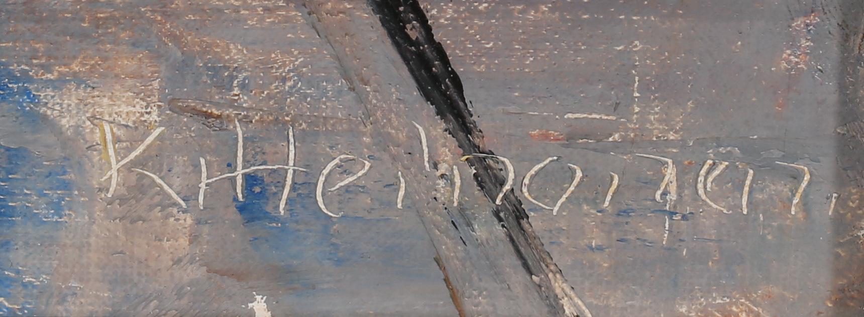 KURT ERIK HEINONEN, olja på duk, signerad.
