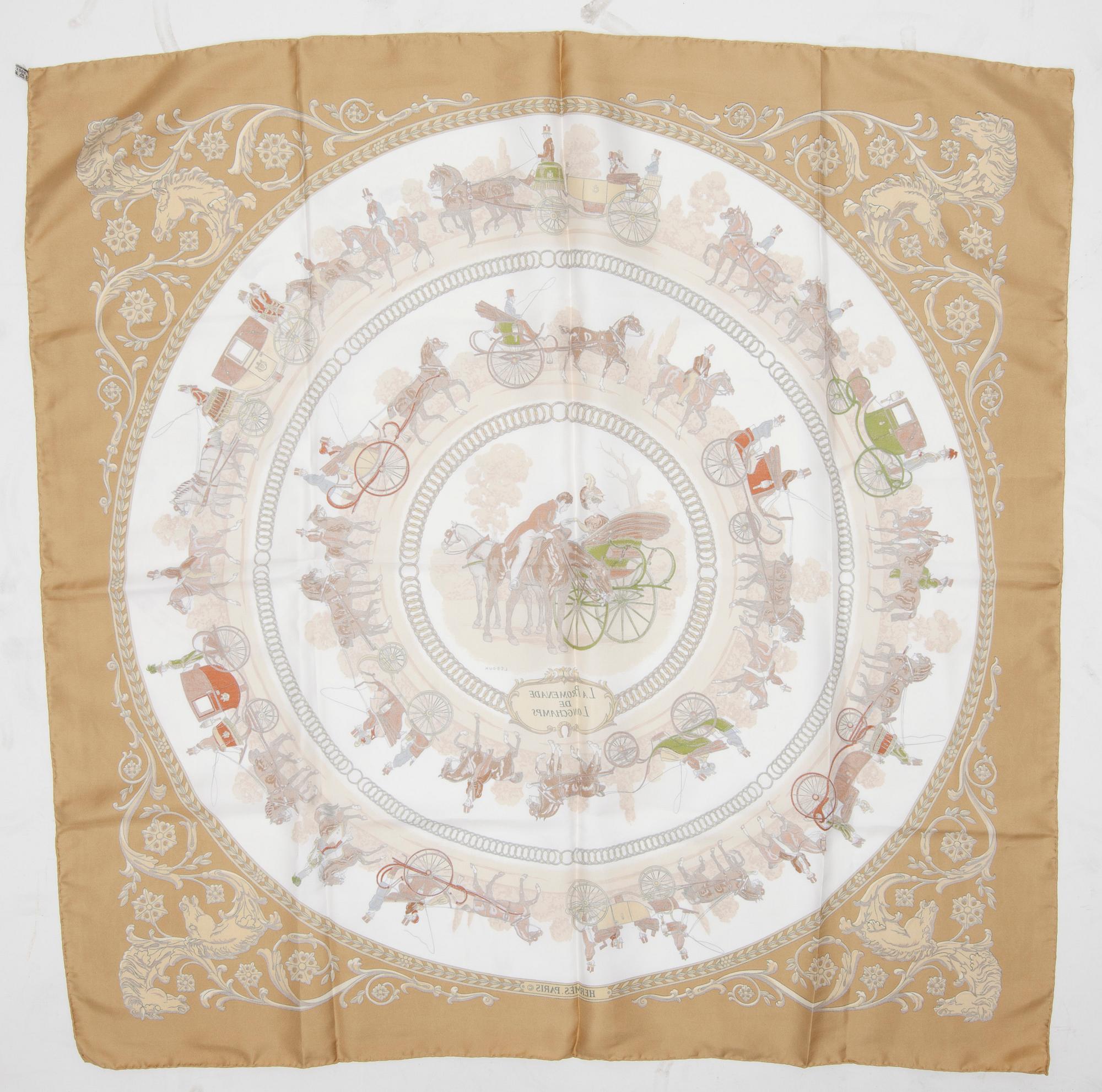 SCARF, "La Promenade de Longchamps", Hermès.