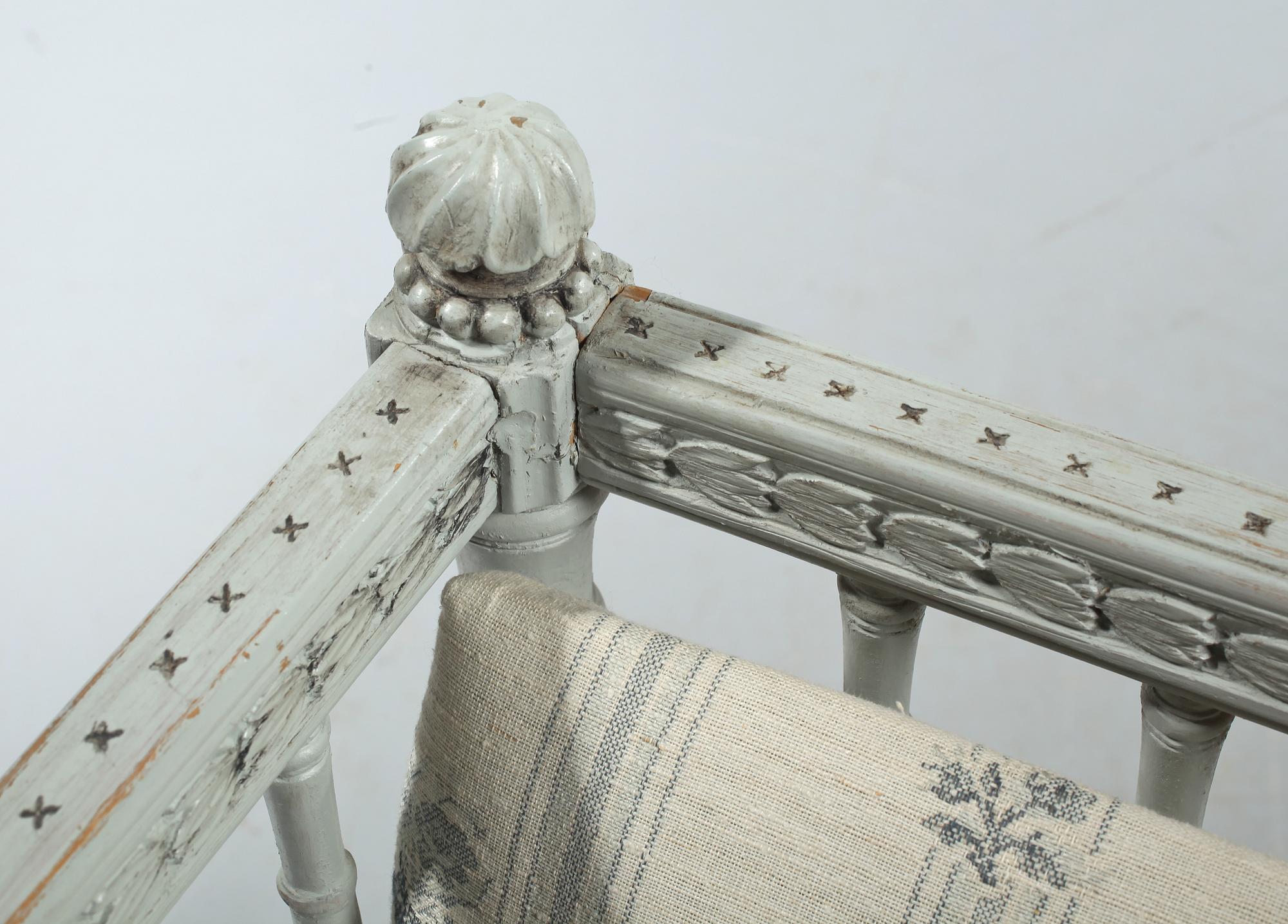 SOFFA, sengustaviansk stil,1800-tal.