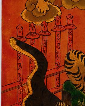 Toan Nguyen Duc, "Five Tigers"/"Cinq tigres", 1985.