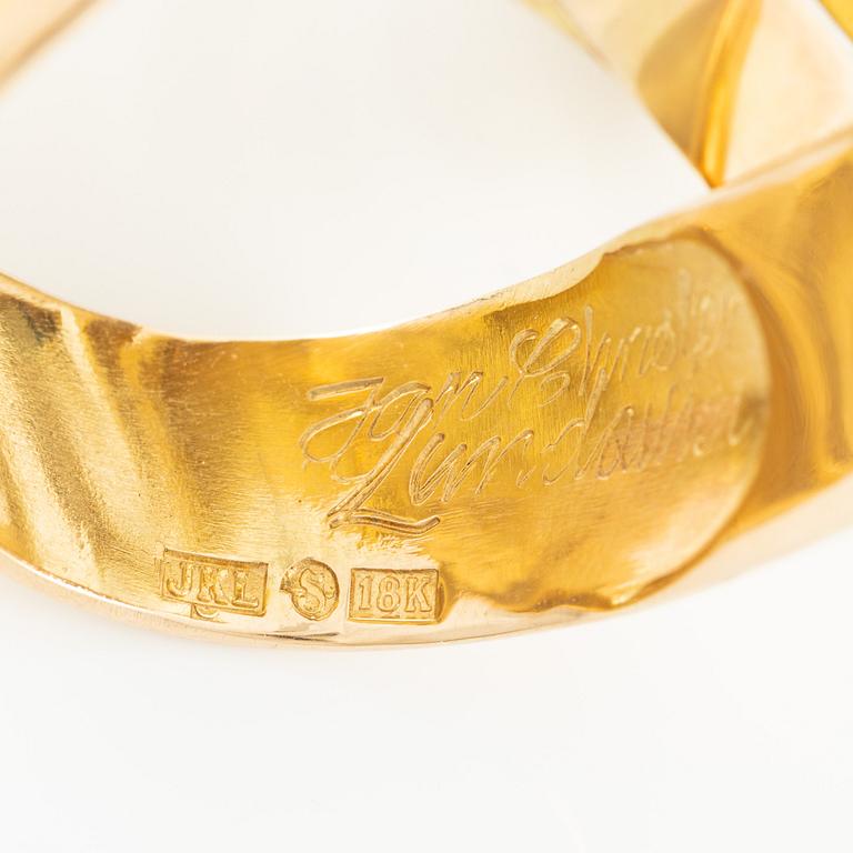 Jan-Christer Lundqvist, ring, 18K gold, Skövde.
