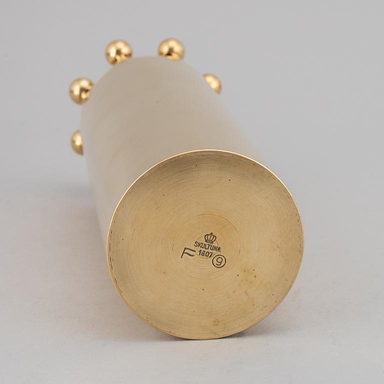 Pierre Forssell, a brass vase, Skultuna.