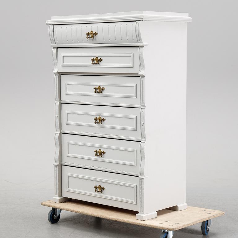 A painted dresser, early 20th Century.