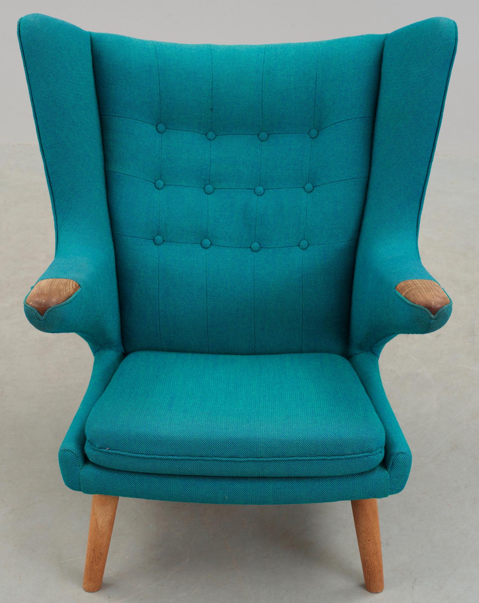 A Hans J Wegner 'Bamse' easy chair, AP-stolen, Denmark 1950's.