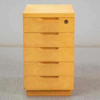 ALVAR AALTO, writing desk with drawer, Artek, Finland, second half of 20th C.