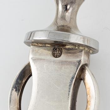 Georg Jensen, a pair of sterling silver serving cutlery, Denmark around 1930.