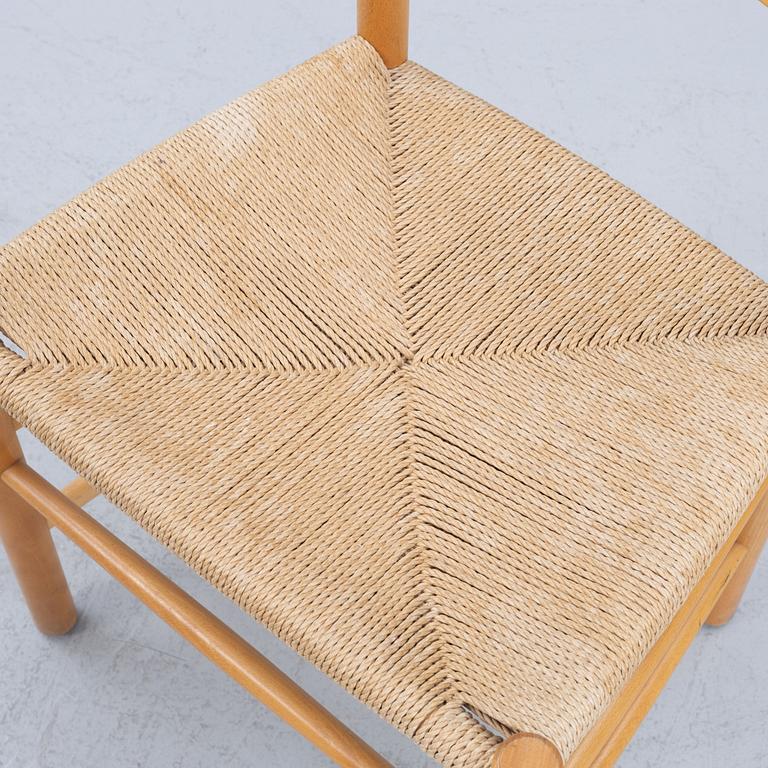 Børge Mogensen, chairs, 4 pcs, "J39", Denmark, second half of the 20th century.