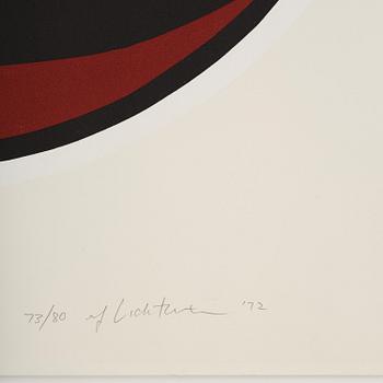 Roy Lichtenstein, "Mirror #4" from Mirror Series.