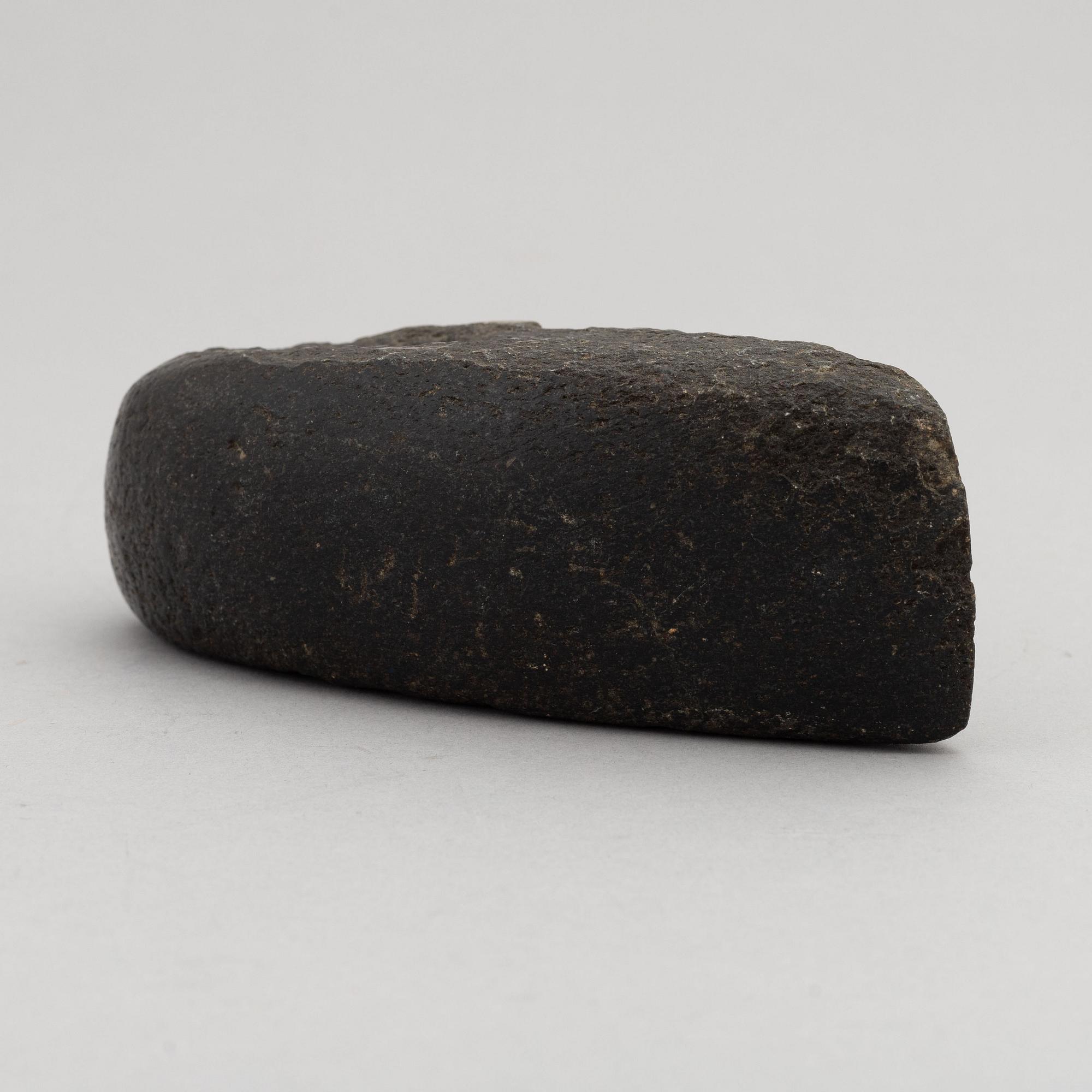 A neolithic stoneaxe.