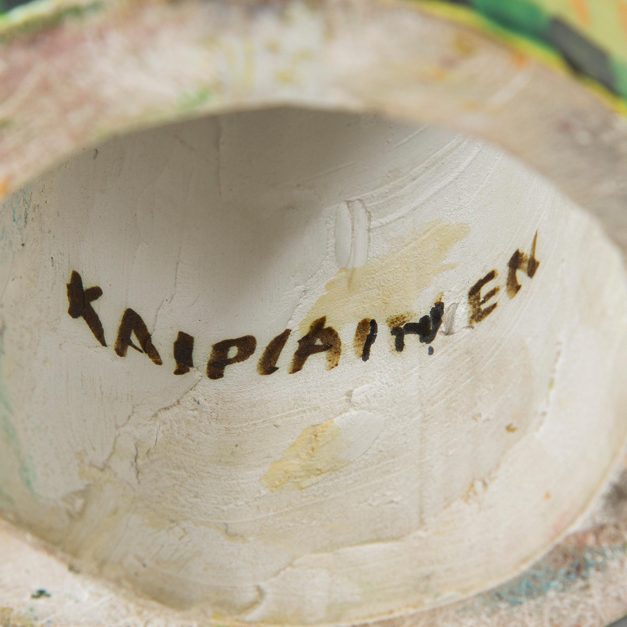 Birger Kaipiainen, sculpture, stoneware, signed Kaipiainen.